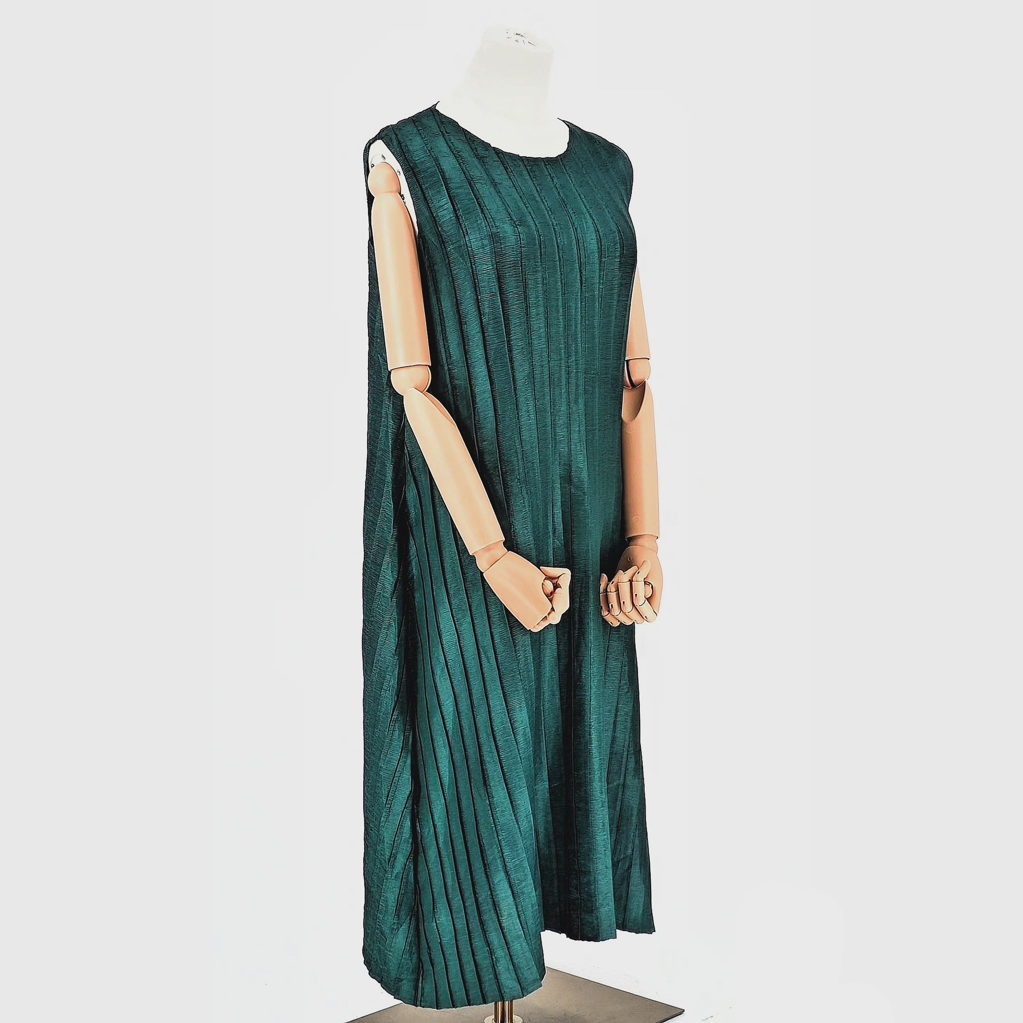 Vestido Issey Miyake Pleats Please Teal