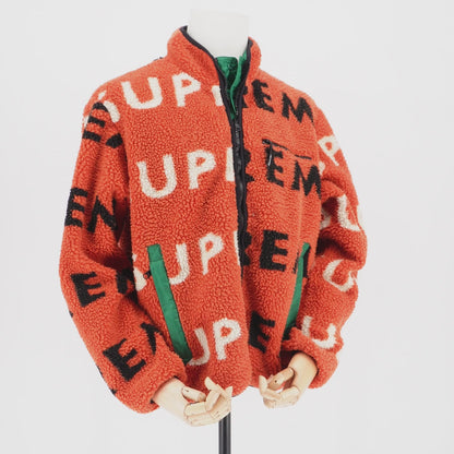 Chamarra Supreme Reversible Con Logo Naranja L Borrego