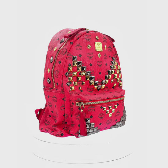 Mochila MCM Stark Rosa