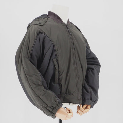 Chamarra Bomber Hyein Seo Hybrid Nylon Ribbed