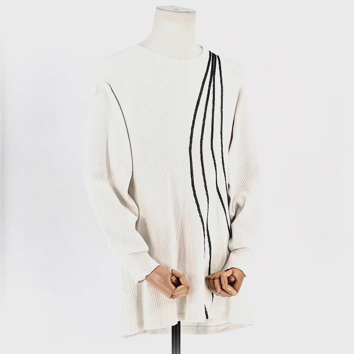 Playera Kiko Kostadinov Knitted Striped