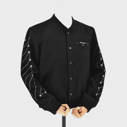 Chamarra Off-White Negro 2013
