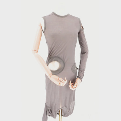 Tank Dress Rick Owens DRKSHDW Hole Ribbed