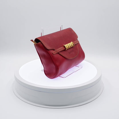 Clutch Loewe Vintage Embossed Red