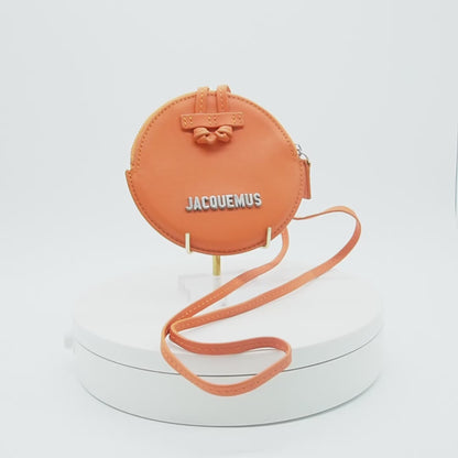 Cartera Jacquemus Leather Wallet Naranja