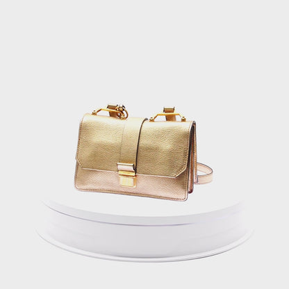 Bolsa Miu Miu Gold Sheepskin Shoulder Bag