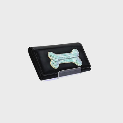 Cartera Vivienne Westwood Bone Negro