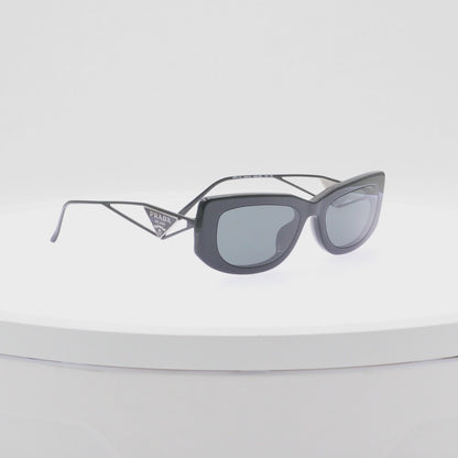 Lentes Prada Logo Triangular Negro