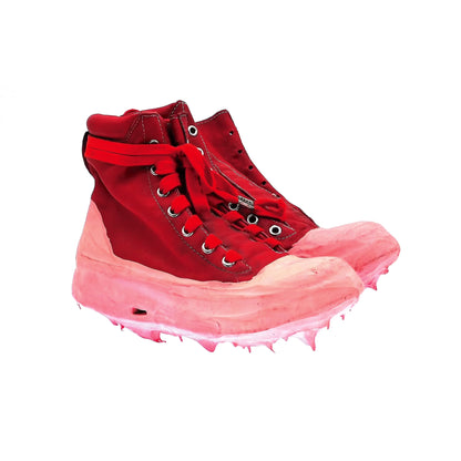 Tenis Carol Christian Poell Drip Sneakers Red