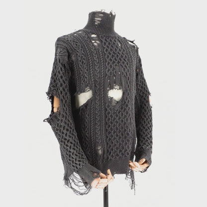 Suéter Maison Mihara Yasuhiro Distressed Knit