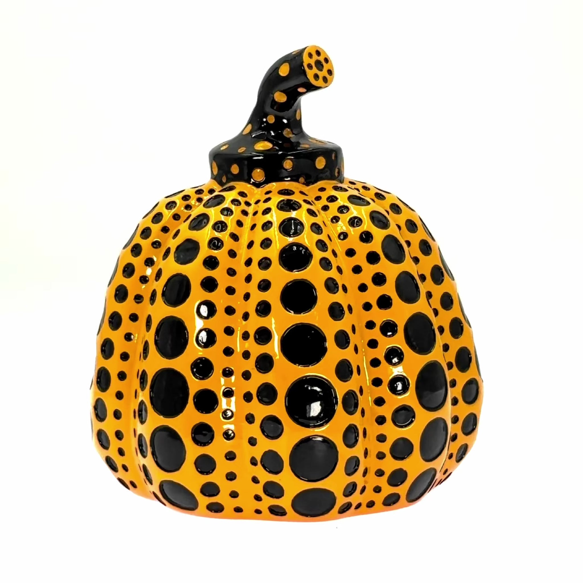 Escultura decorativa Yayoi Kusama Calabaza Amarillo
