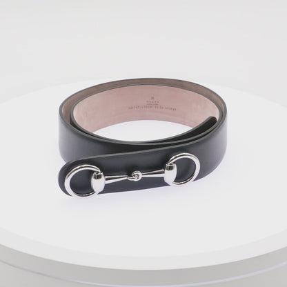 Cinturón Gucci Horsebit 1955 Leather Belt Black