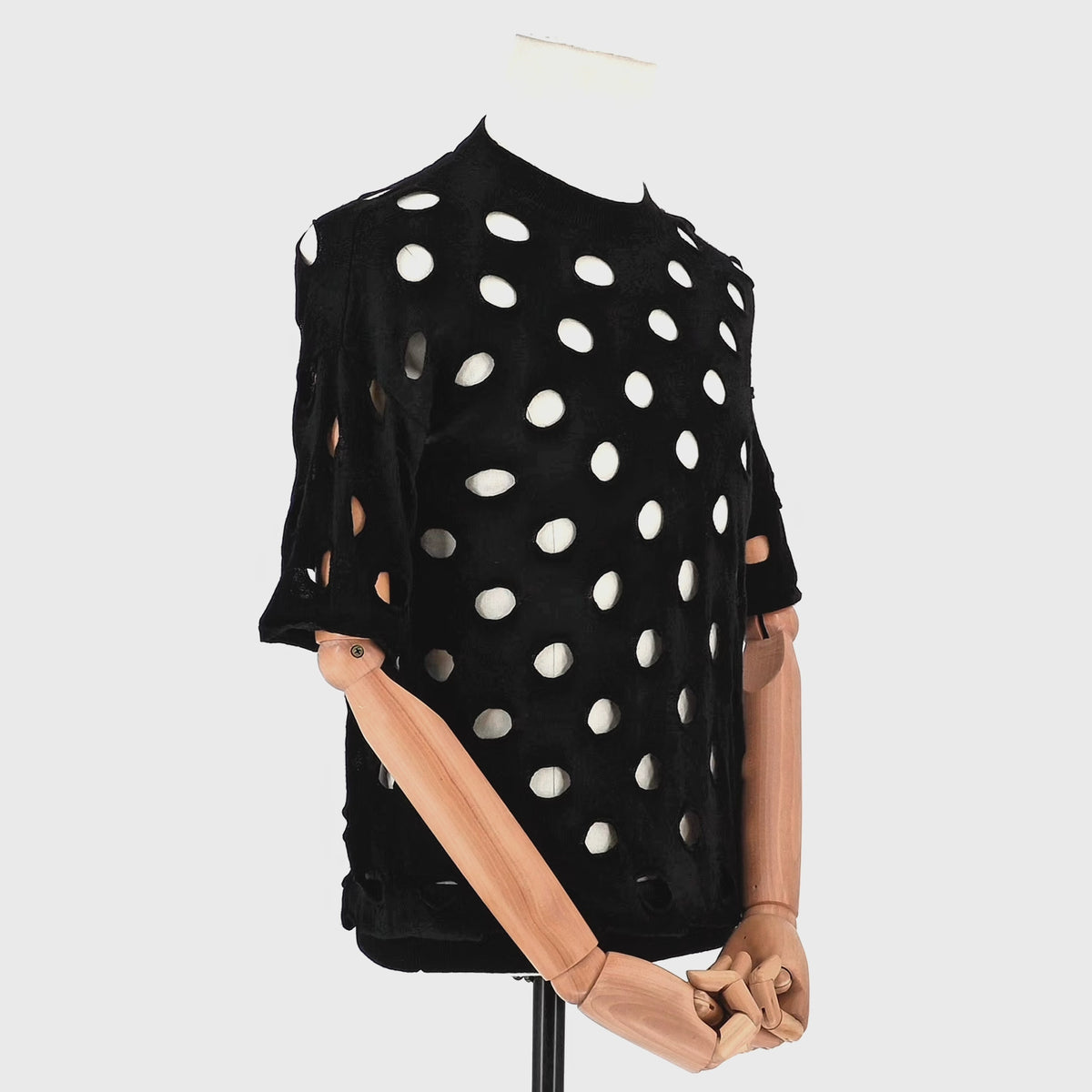 Playera Alexander McQueen MCQ Negro