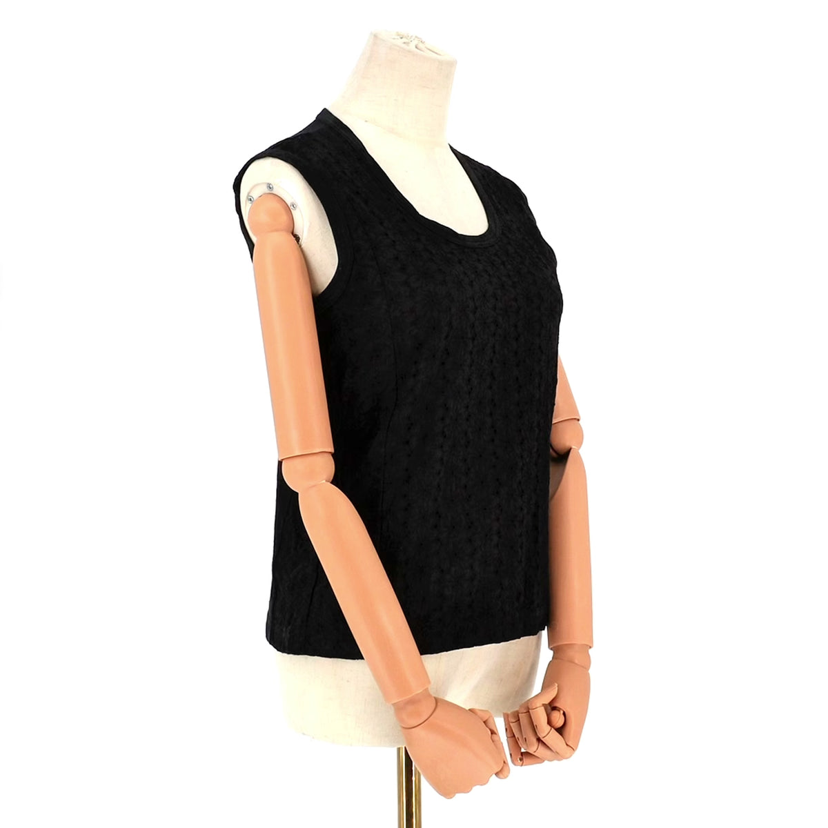 Blusa Junya Watanabe Crochet Negro