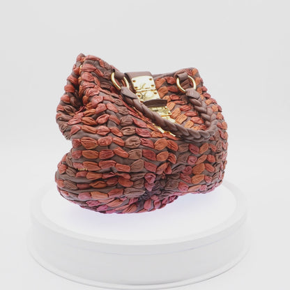 Bolsa Miu Miu woven shoulder bag