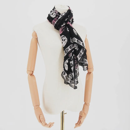 Bufanda Alexander McQueen Mascada Skeletor