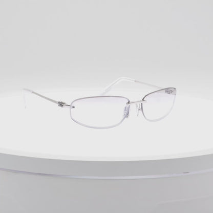 Lentes Opticos Miu Miu Nocturne Original plateado