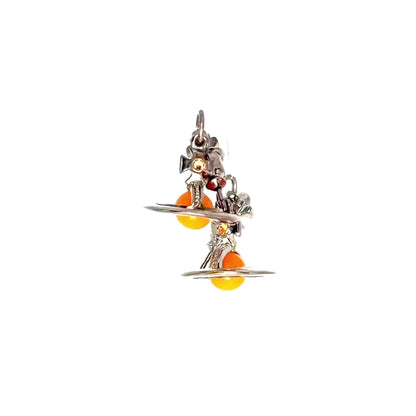 Aretes VIVIENNE WESTWOOD Saturno naranja