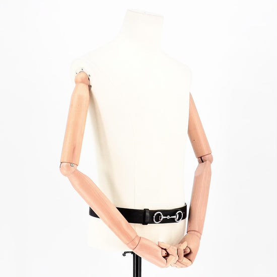 Cinturon Gucci Horsebit Negro