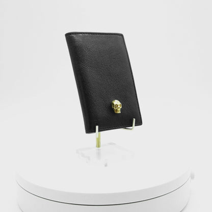 Cartera Alexander McQueen Skull Leather Pocket Organizer