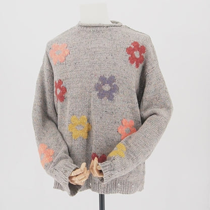 Suéter Acne Studios Floral Intarsia Wool