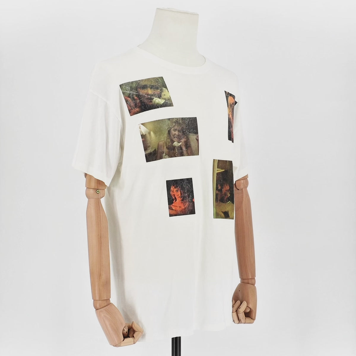 Camiseta Raf Simons Playera AW19/20 Print Blanca