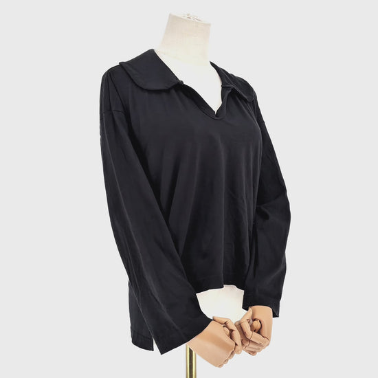 Playera Comme des Garçons Collar Negro