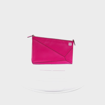 Bolsa Loewe Puzzle Clutch Fuchsia