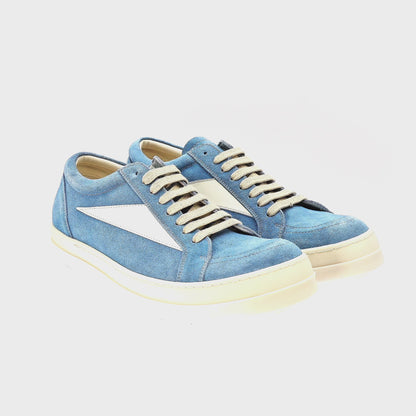 Tenis Rick Owens Blue Gamuza