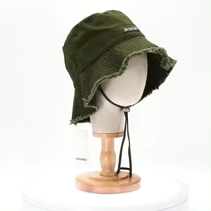 Bucket Hat Jacquemus Le bob Artichaut Verde Distressed