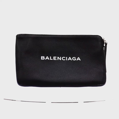 Clutch Balenciaga Calfskin Black