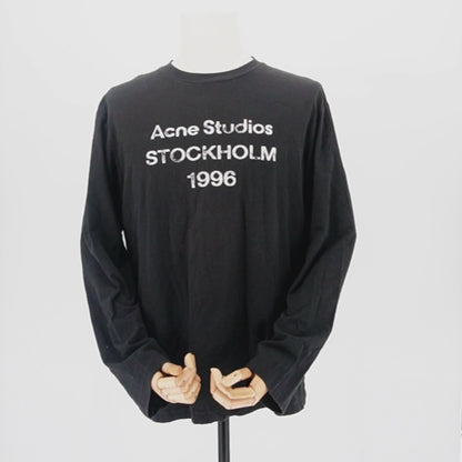 Playera Acne Studios Vintage Monogram 1996 Manga larga