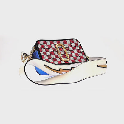 Bolsa Marc Jacobs Snapshot Sequin Check