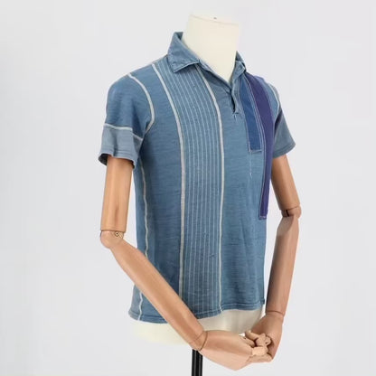 Camisa Kapital Denim Patchwork Pullover