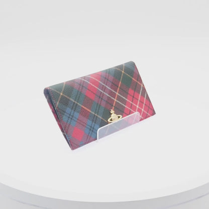 Cartera Vivienne Westwood Derby Tartan Long Wallet