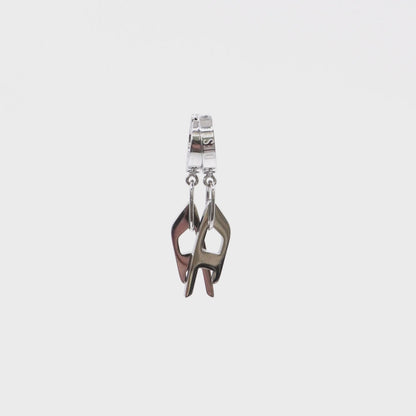 Aretes Diesel Earring Logo Hanging