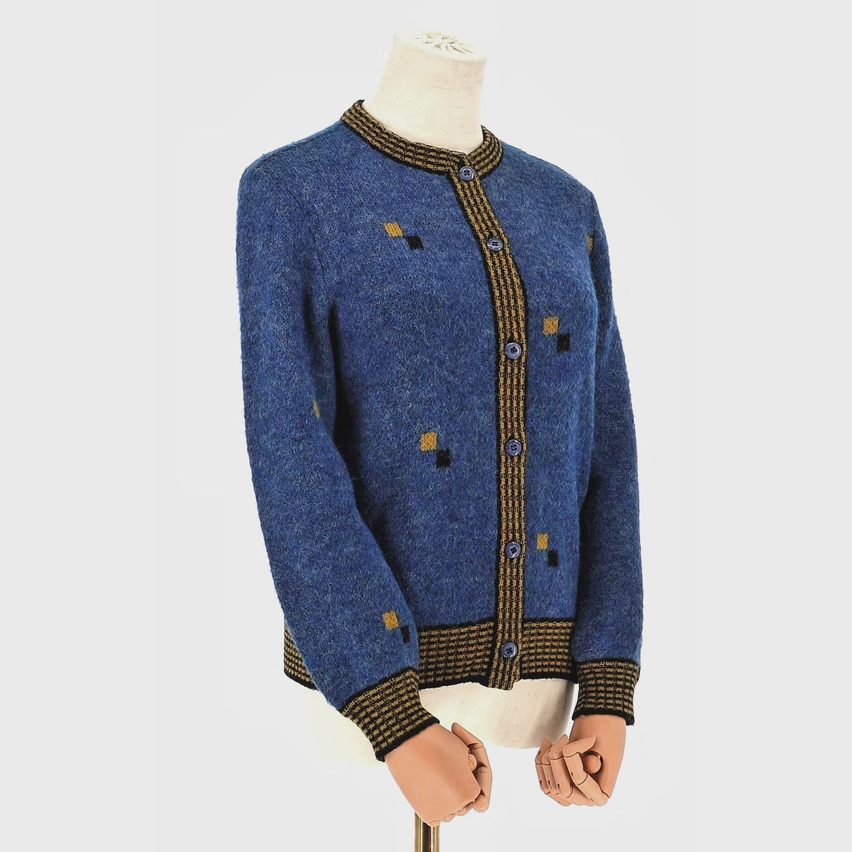 Cardigan Salvatore Ferragamo Azul