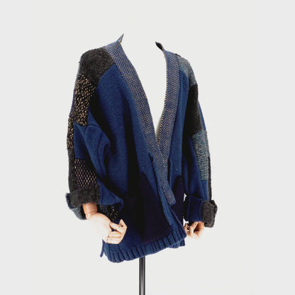 Cardigan Kapital 5G Cotton Knit Patchwork