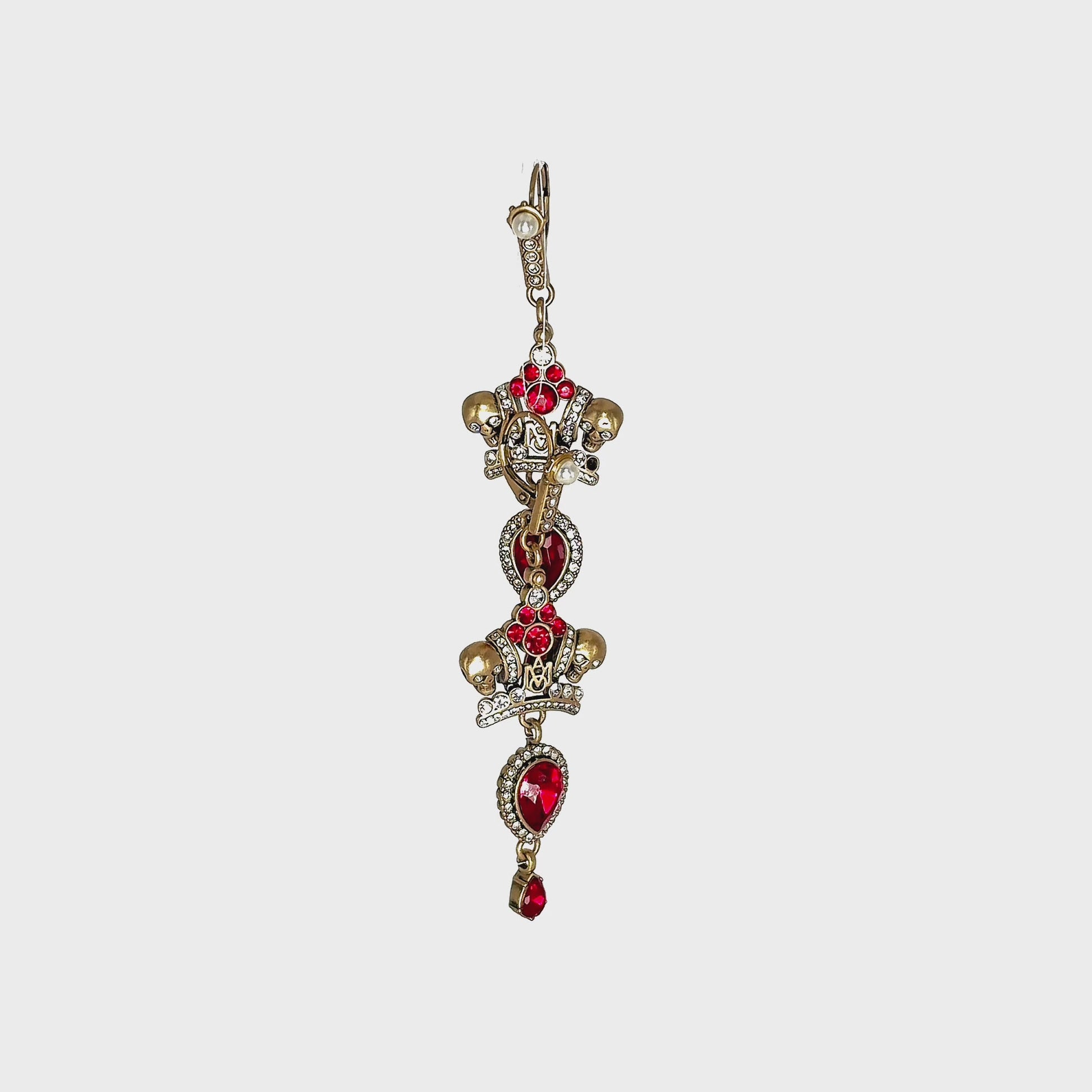 Aretes Mcq Skull Earrings