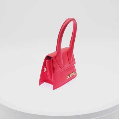 Jacquemus Bolsa Le Chiquito Rojo Mate