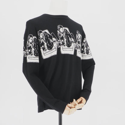 Sueter Enfants Riches Déprimés Fleece Wool Sweater Negro