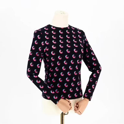 Playera Marine Serre Long Sleeve Blue And Pink