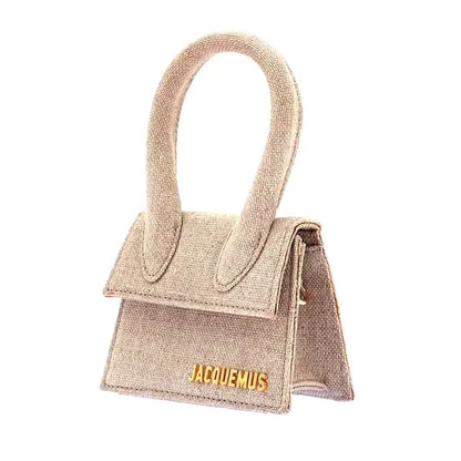 Bolsa Jacquemus Le Chiquito Canvas Beige