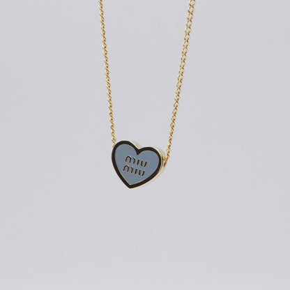 Collar Miu Miu Corazon Azul