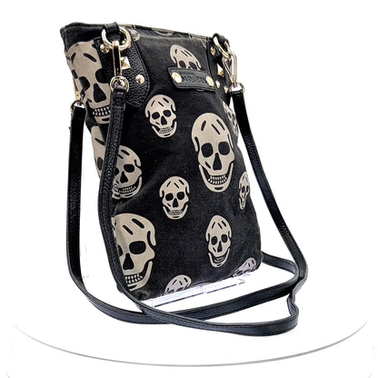 Bolsa Alexander McQueen Skull Negro tela