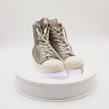 Botas Rick Owens Ramones Silver