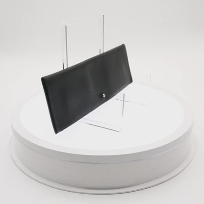 Bolsa Rick Owens Ticket Holder Leather Wallet
