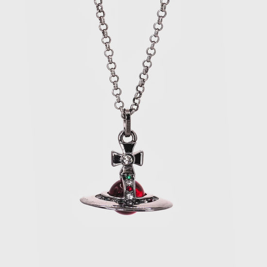 Collar Vivienne Westwood Orb Gunmetal