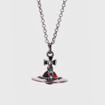 Collar Vivienne Westwood Orb Gunmetal