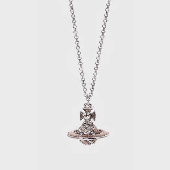 Collar Vivienne Westwood Saturn Plateado